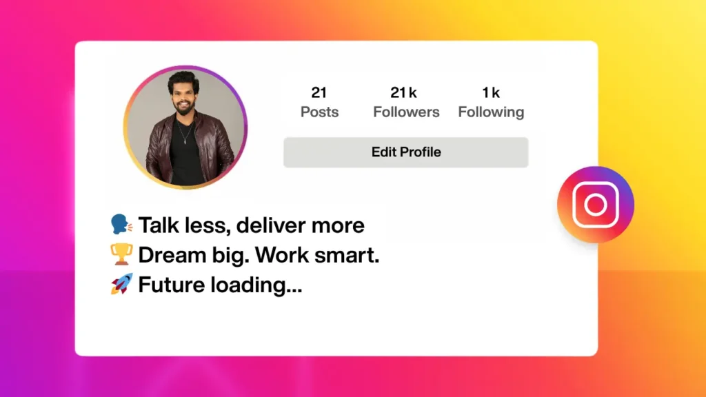 Instagram bio for boys english
