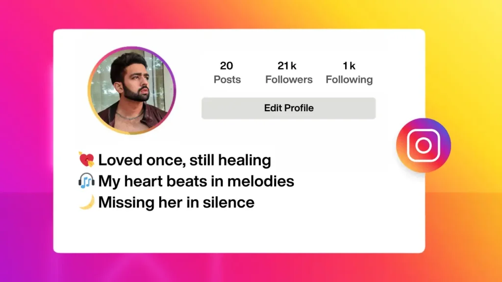 Instagram bio for boys love