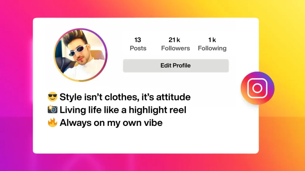 Instagram bio for boys stylish