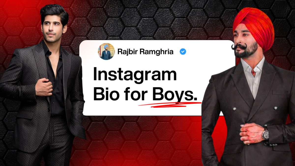 Instagram Bio for Boys (2025) – Stylish, Desi, Attitude & More