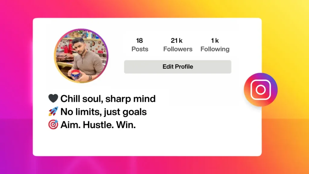 Short Instagram bio for boys