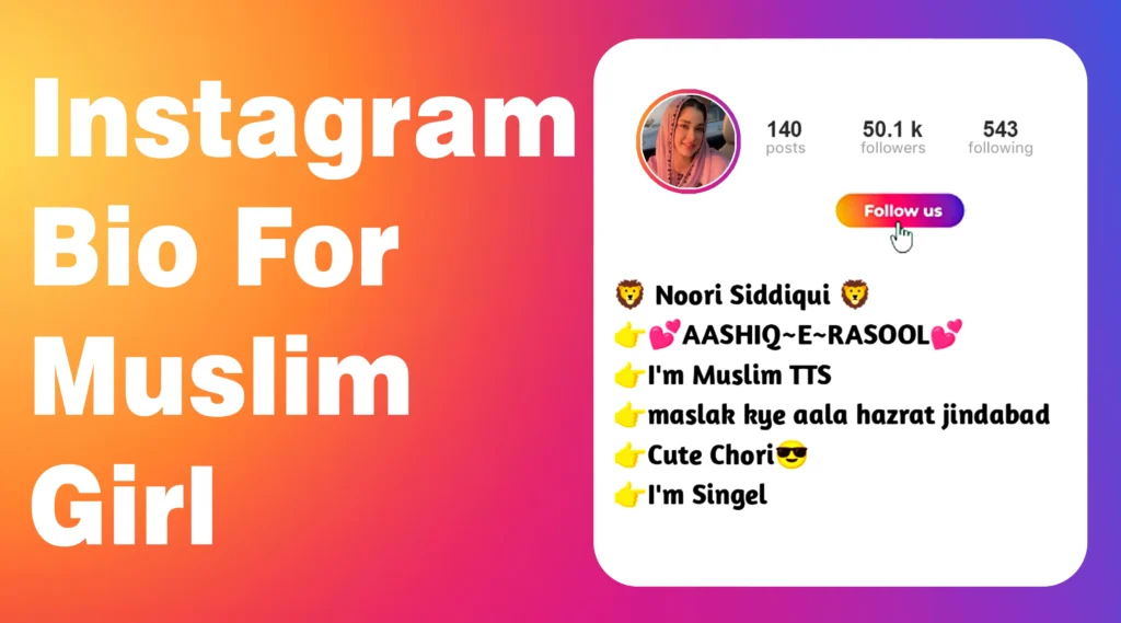 Instagram bio for muslim girl