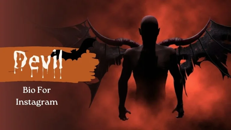 300+ Devil Bio For Instagram (Best 2025 Collection)