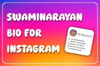 250+ Swaminarayan Bio For Instagram (2026) | BAPS, Jay Swaminarayan (Copy & Paste)