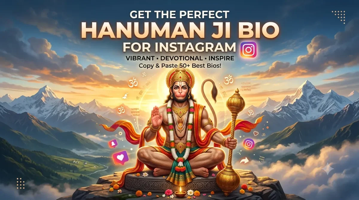 Hanuman Ji Bio For Instagram