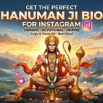 Hanuman Ji Bio For Instagram